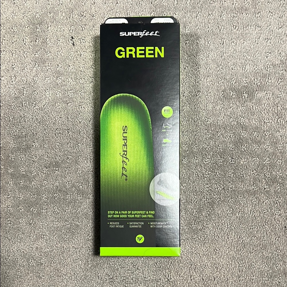 New Superfeet Green Insoles - men’s 11.5-13